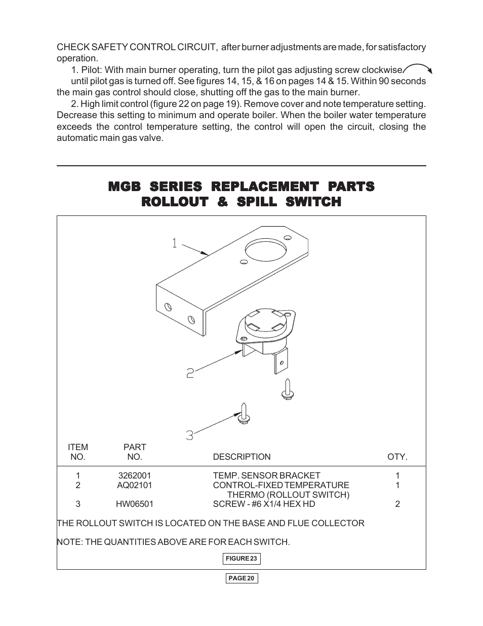 Utica Gas-fired Boiler User Manual | Page 21 / 28