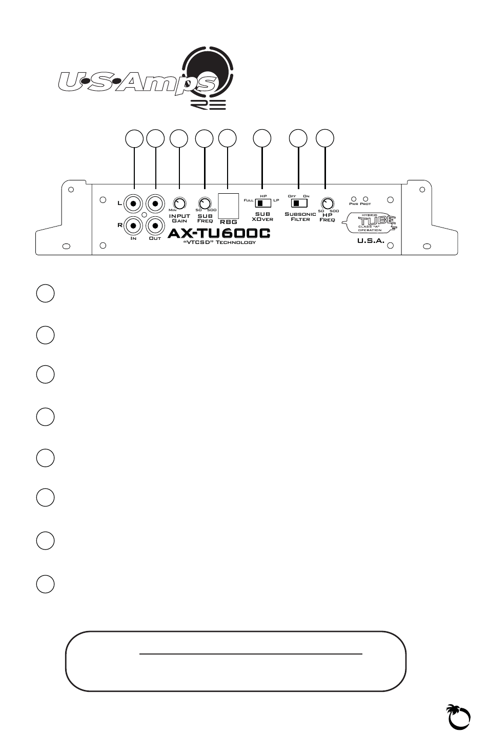 US Amps AX User Manual | Page 5 / 20