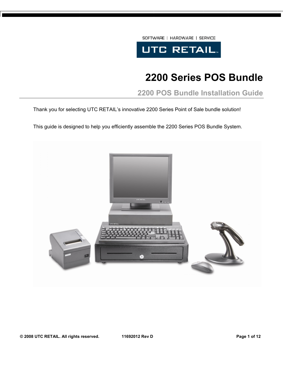 Ultimate Technology 2200 User Manual | 12 pages