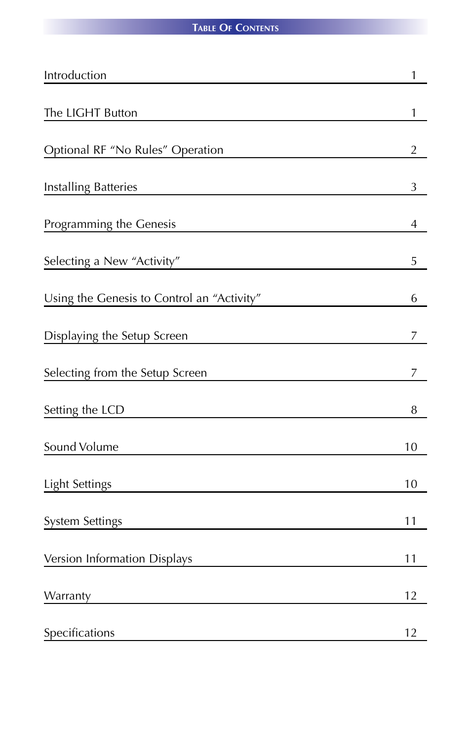 Universal Remote Control (URS) URC Professional Line MX900 User Manual | Page 3 / 16