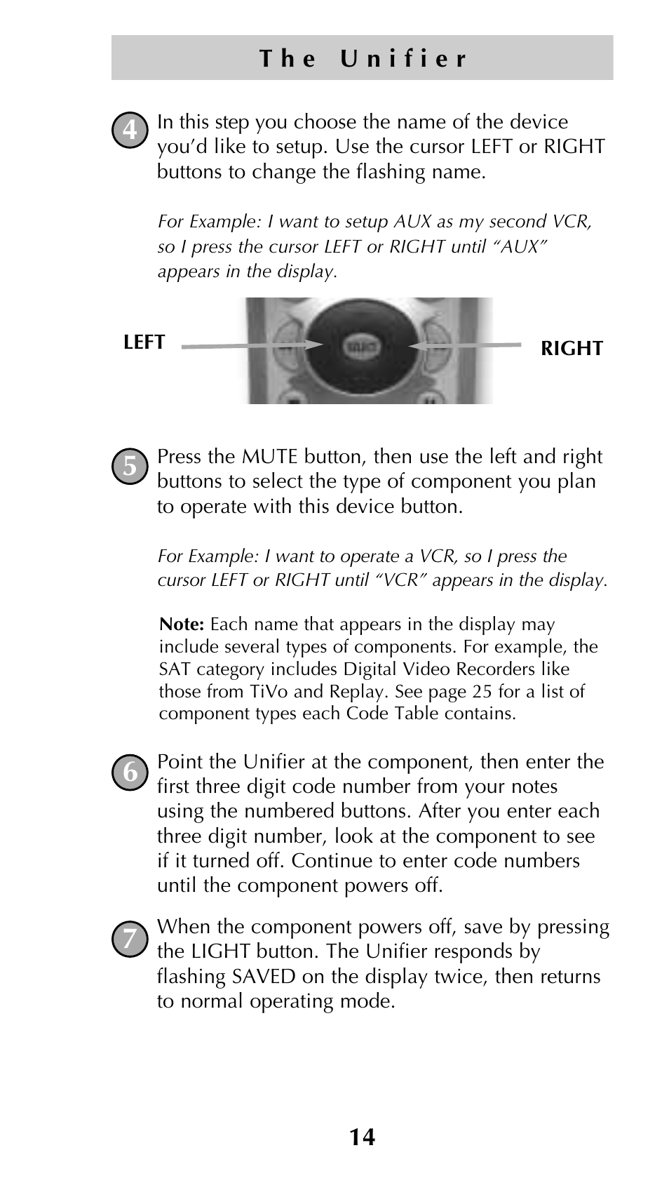 Universal Remote Control (URS) Unifier URC-100 User Manual | Page 16 / 52