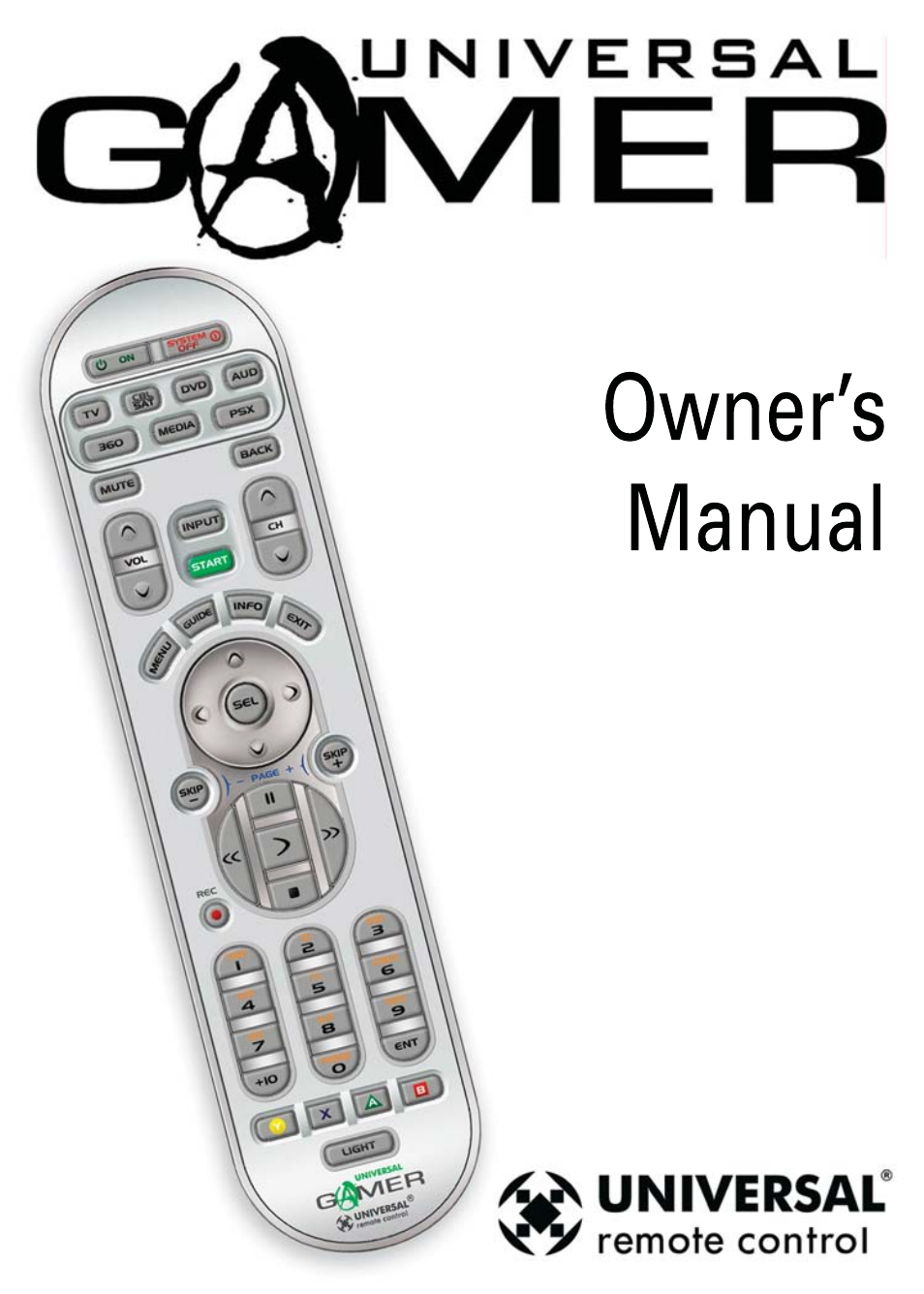 Universal Remote Control (URS) Universl Remote User Manual | 112 pages