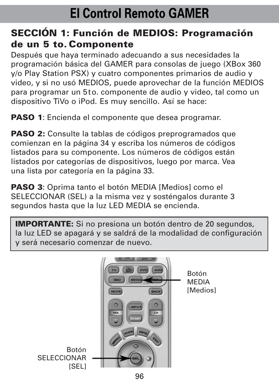 Universal Remote Control (URS) Universl Remote User Manual | Page 100 / 112