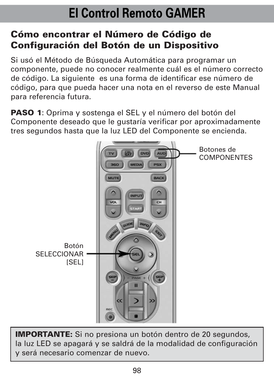 Universal Remote Control (URS) Universl Remote User Manual | Page 102 / 112