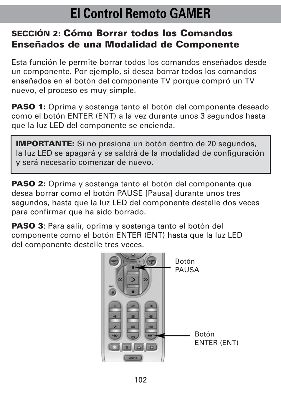 Universal Remote Control (URS) Universl Remote User Manual | Page 106 / 112