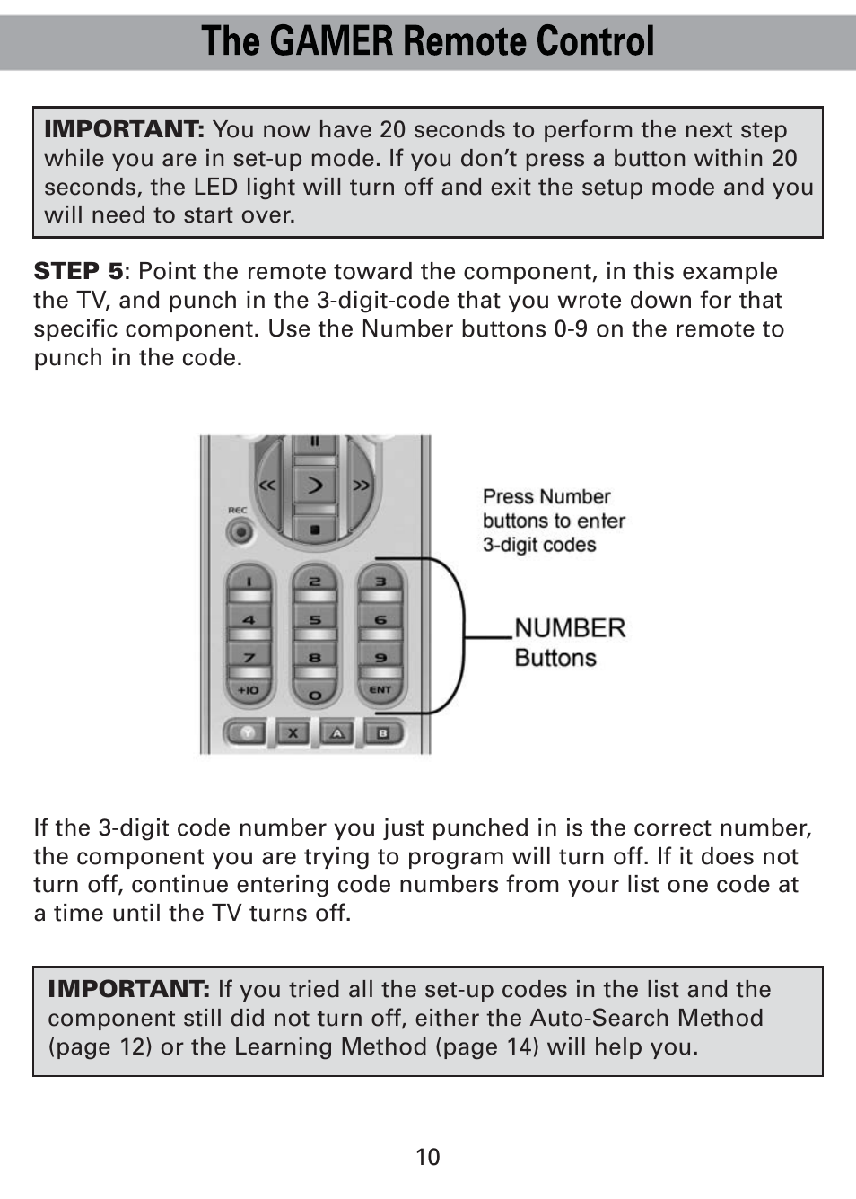 Universal Remote Control (URS) Universl Remote User Manual | Page 12 / 112