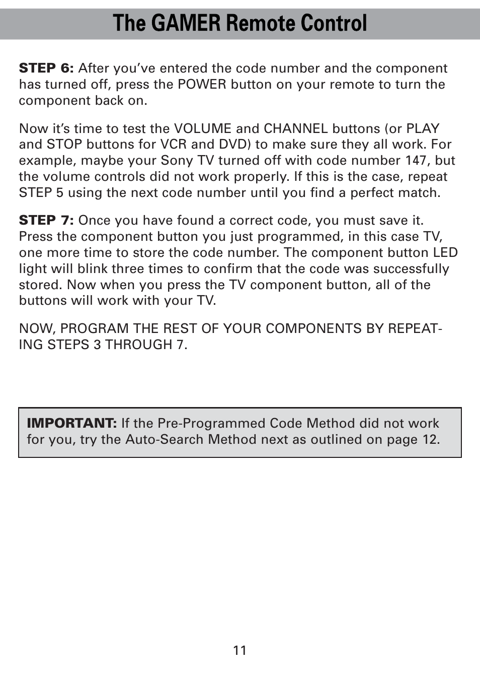 Universal Remote Control (URS) Universl Remote User Manual | Page 13 / 112