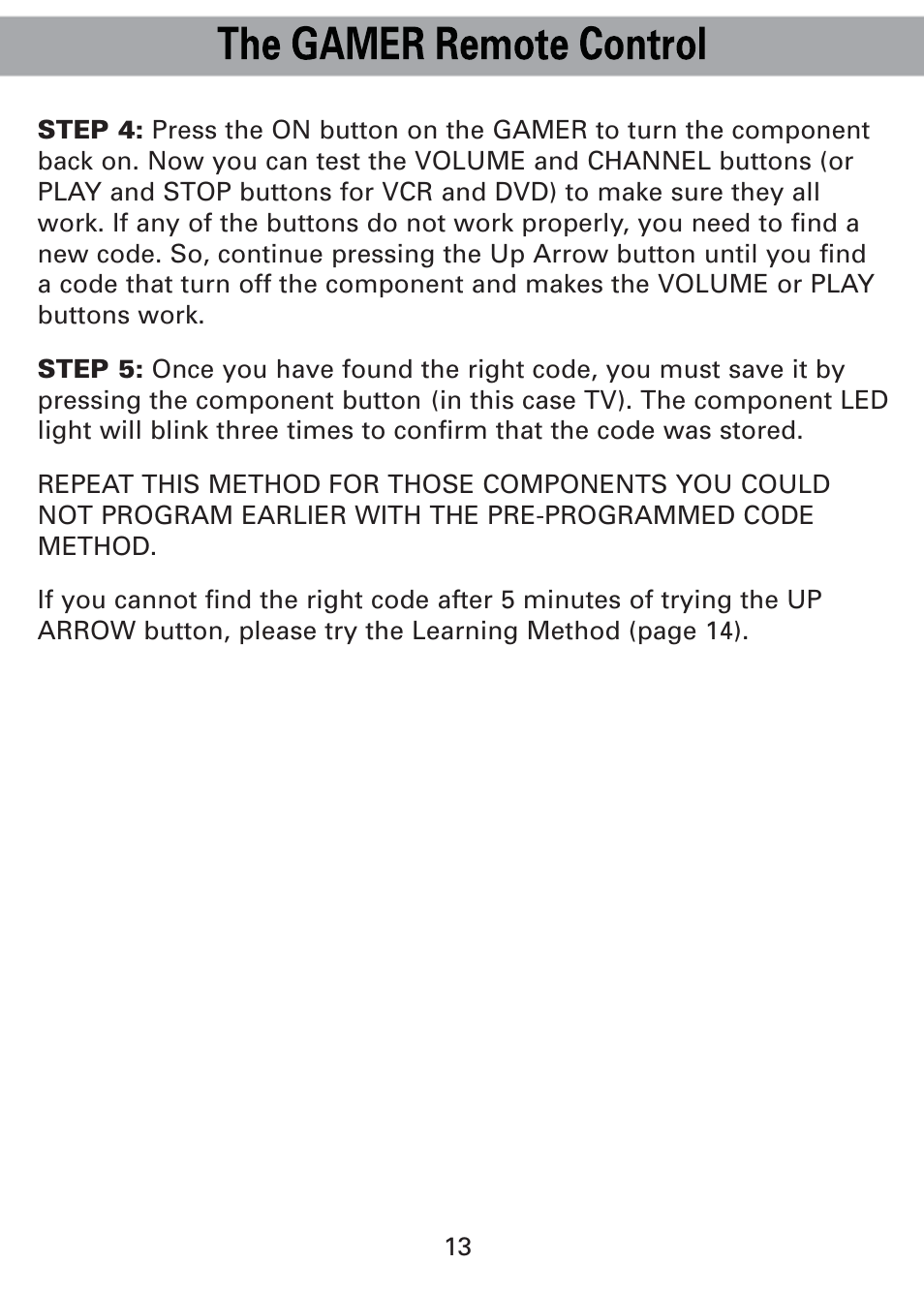 Universal Remote Control (URS) Universl Remote User Manual | Page 15 / 112