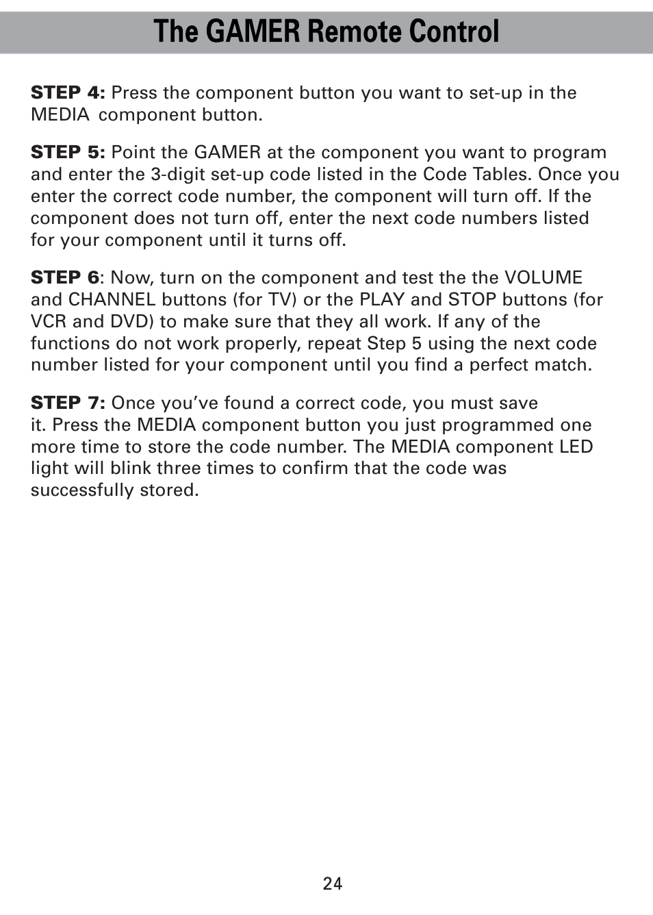 Universal Remote Control (URS) Universl Remote User Manual | Page 26 / 112