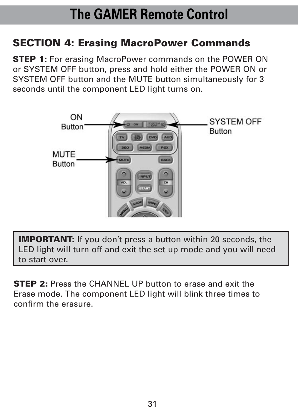 Universal Remote Control (URS) Universl Remote User Manual | Page 33 / 112