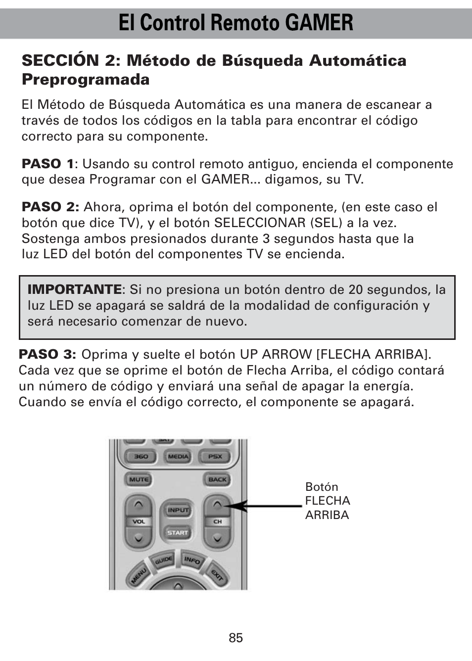 Universal Remote Control (URS) Universl Remote User Manual | Page 89 / 112