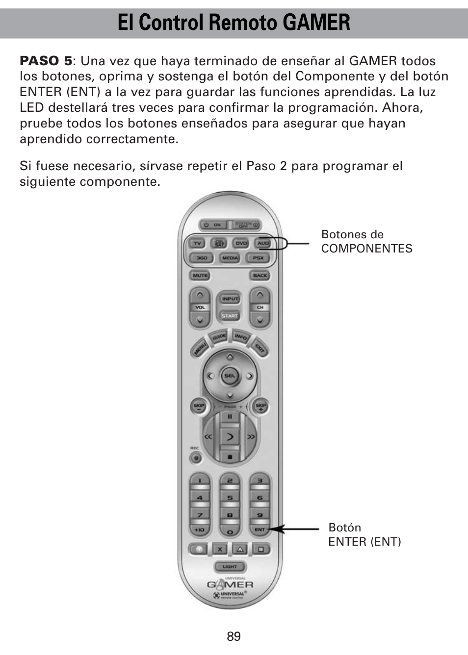 Universal Remote Control (URS) Universl Remote User Manual | Page 93 / 112