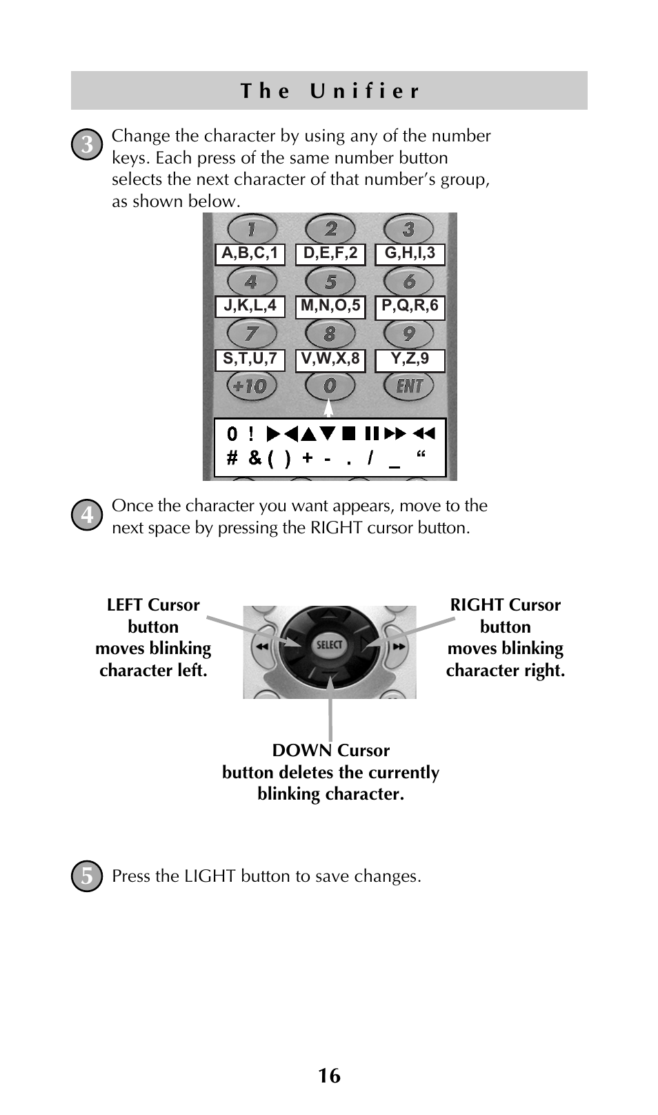 Universal Remote Control (URS) UNIFIERTM URC-100 User Manual | Page 18 / 56