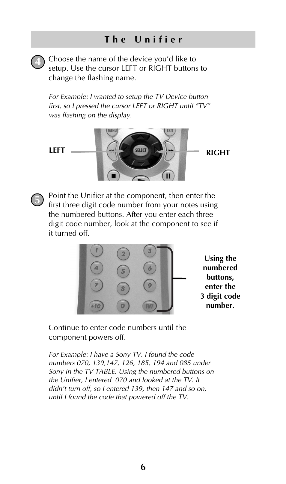 Universal Remote Control (URS) UNIFIERTM URC-100 User Manual | Page 8 / 56