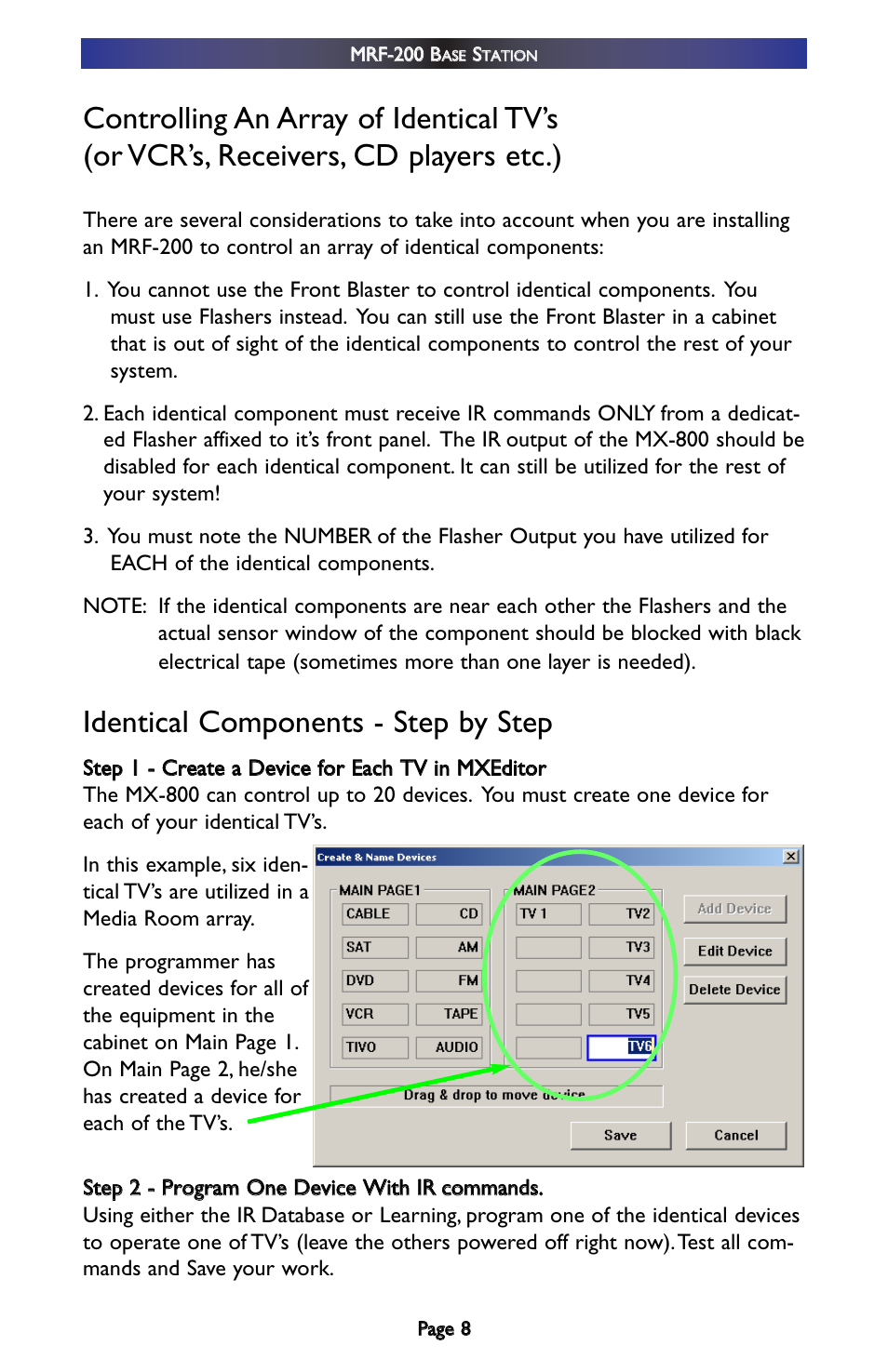 Identical components - step by step | Universal Remote Control (URS) MRF-200 User Manual | Page 11 / 16