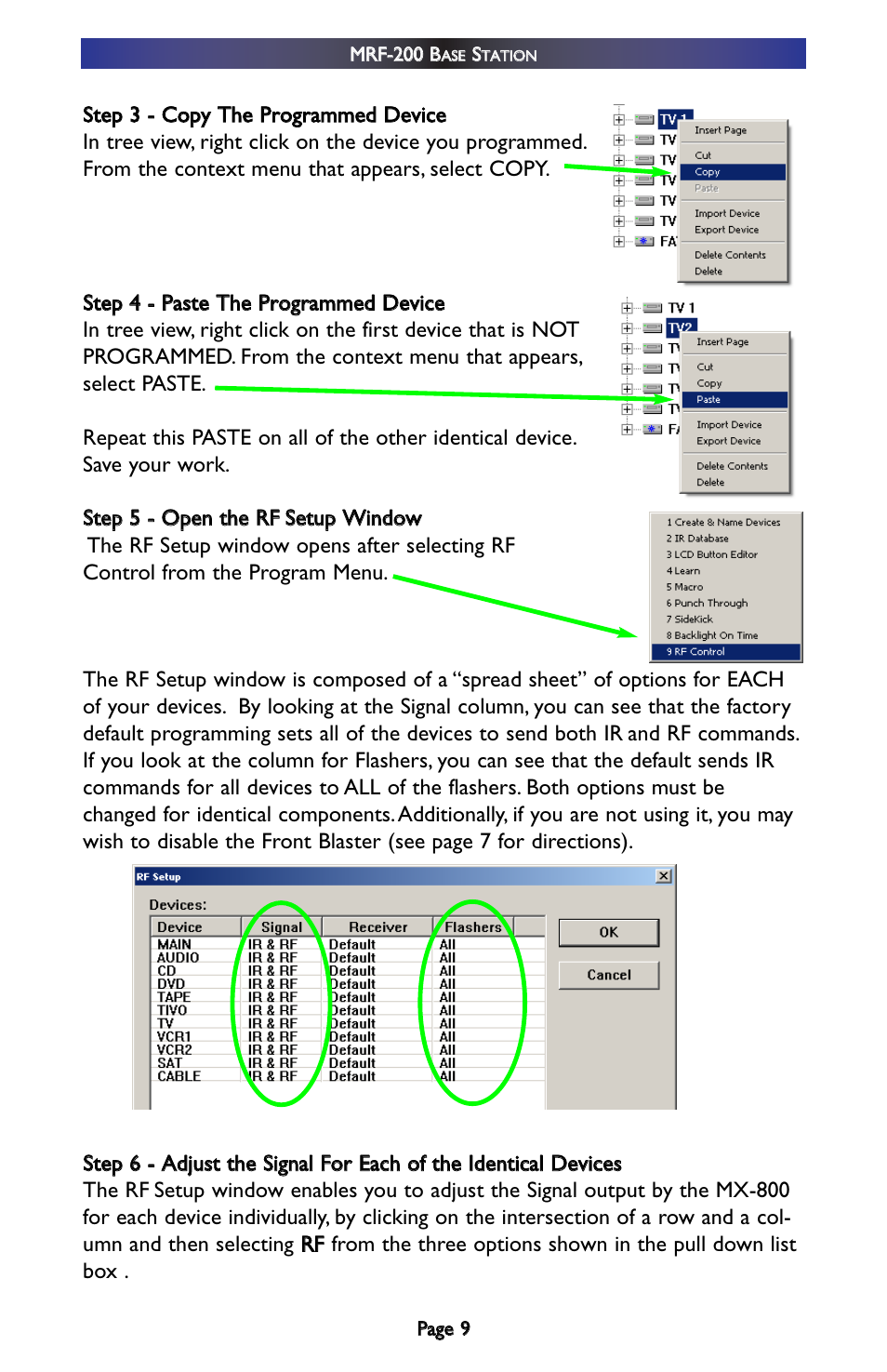 Universal Remote Control (URS) MRF-200 User Manual | Page 12 / 16