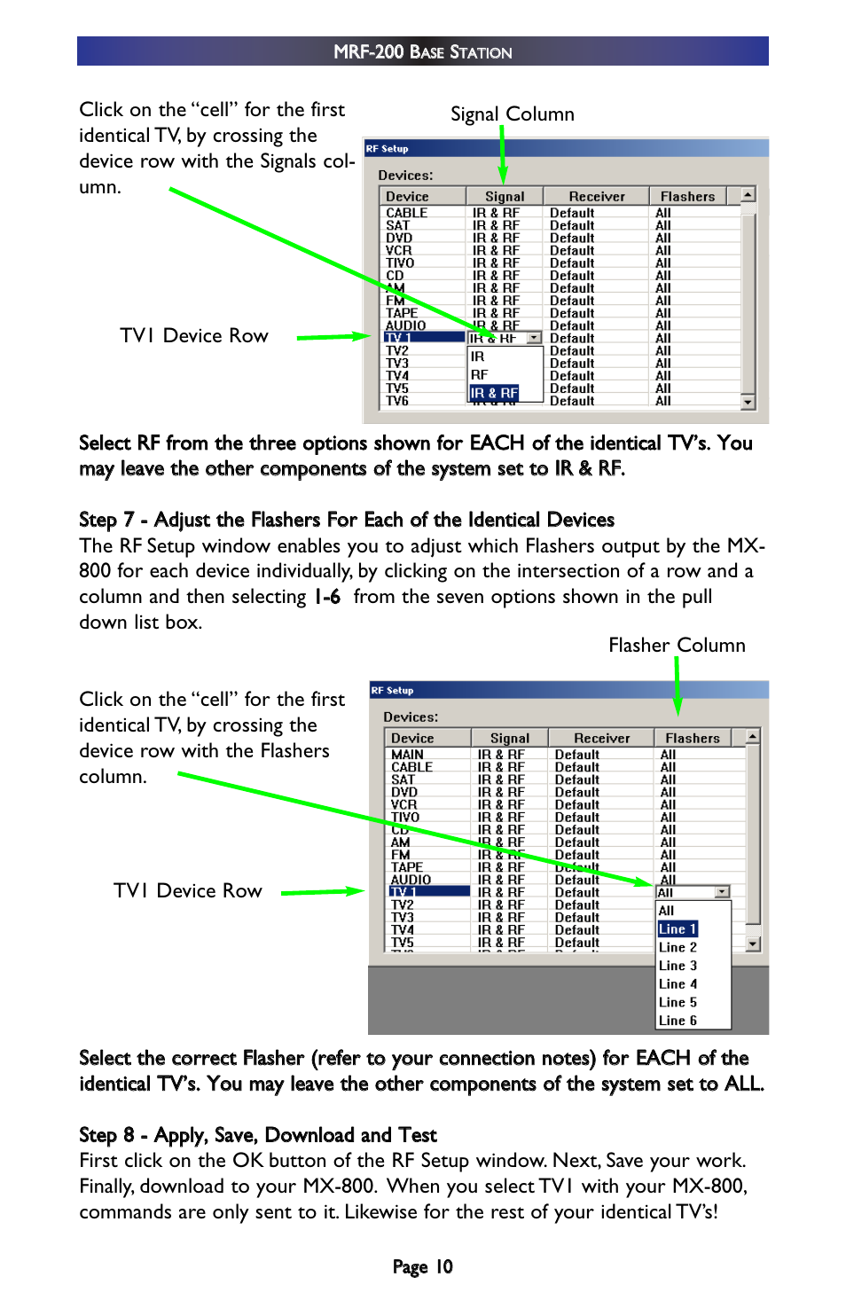 Universal Remote Control (URS) MRF-200 User Manual | Page 13 / 16