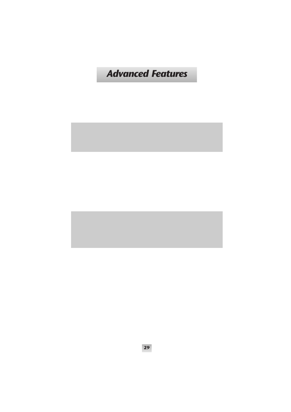 Advanced features | Universal Remote Control (URS) Home Theater Master SL-9000 User Manual | Page 30 / 59