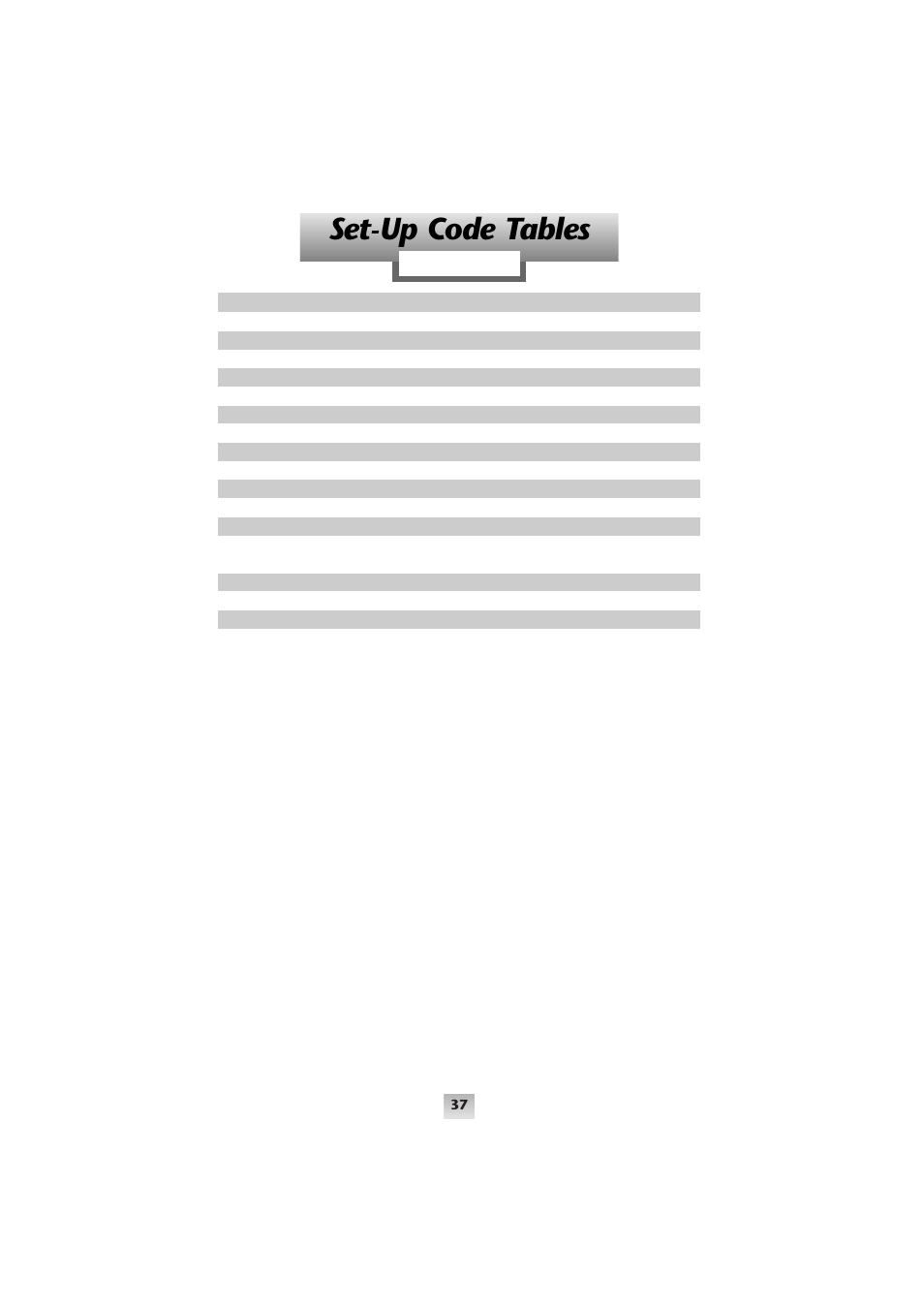 Set-up code tables, Satellite | Universal Remote Control (URS) Universal SL-8000 User Manual | Page 43 / 52