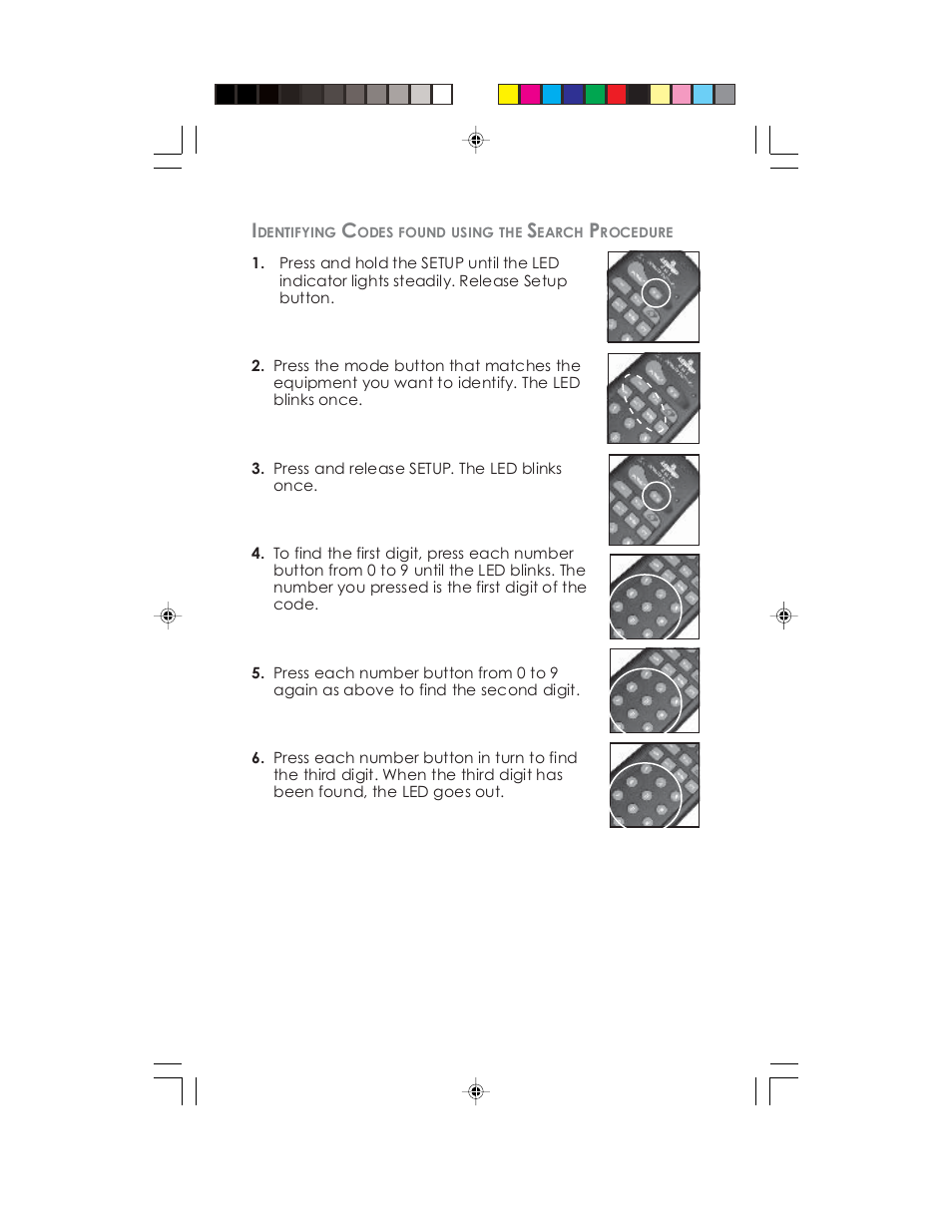 Universal Remote Control (URS) Remote control HCCUR User Manual | Page 11 / 16