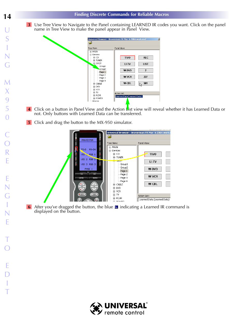 Universal Remote Control (URS) MX-950 User Manual | Page 18 / 44