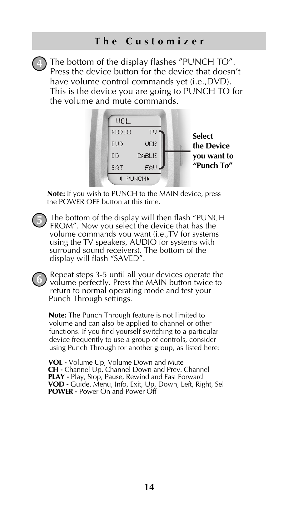 Universal Remote Control (URS) URC-300 User Manual | Page 16 / 56