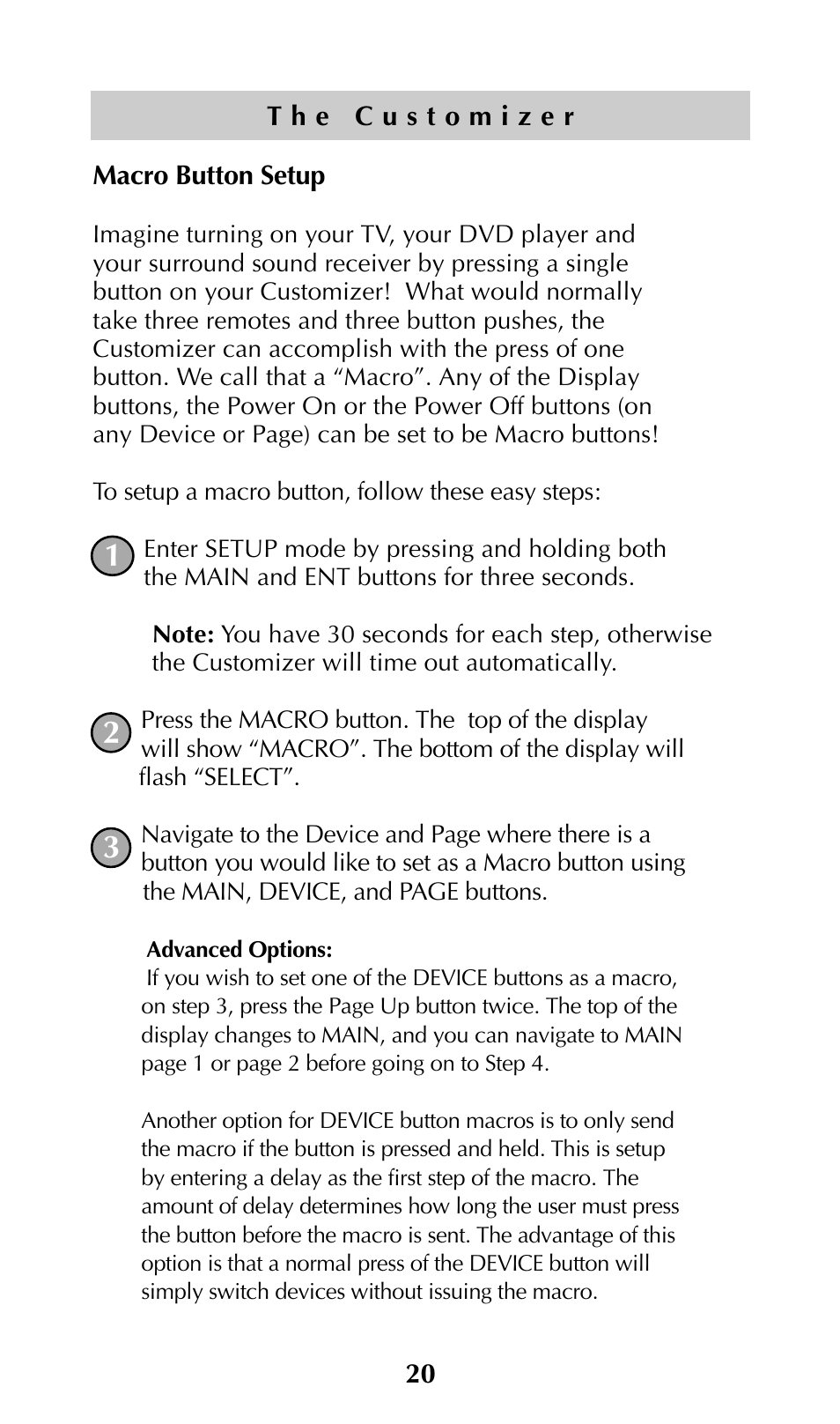 Universal Remote Control (URS) URC-300 User Manual | Page 22 / 56