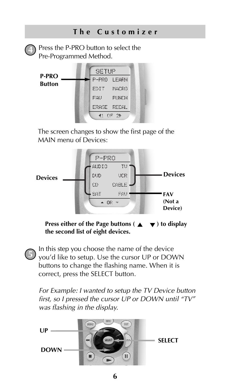 Universal Remote Control (URS) URC-300 User Manual | Page 8 / 56