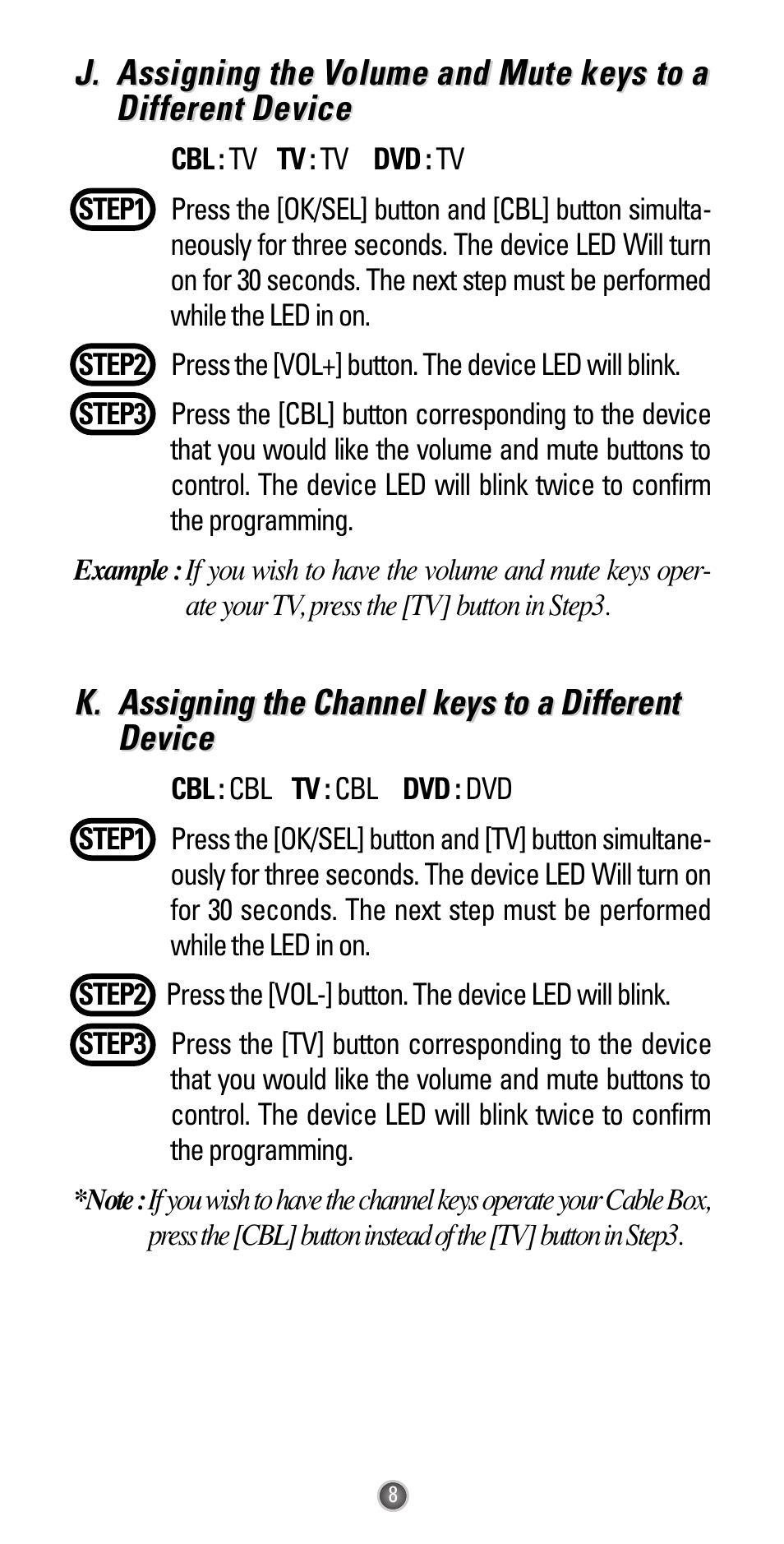 Universal Remote Control (URS) Easy Clicker UR3L-SR4 User Manual | Page 10 / 24