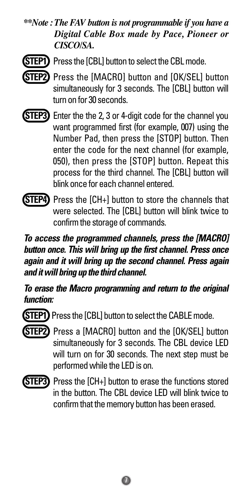 Universal Remote Control (URS) Easy Clicker UR3L-SR4 User Manual | Page 9 / 24