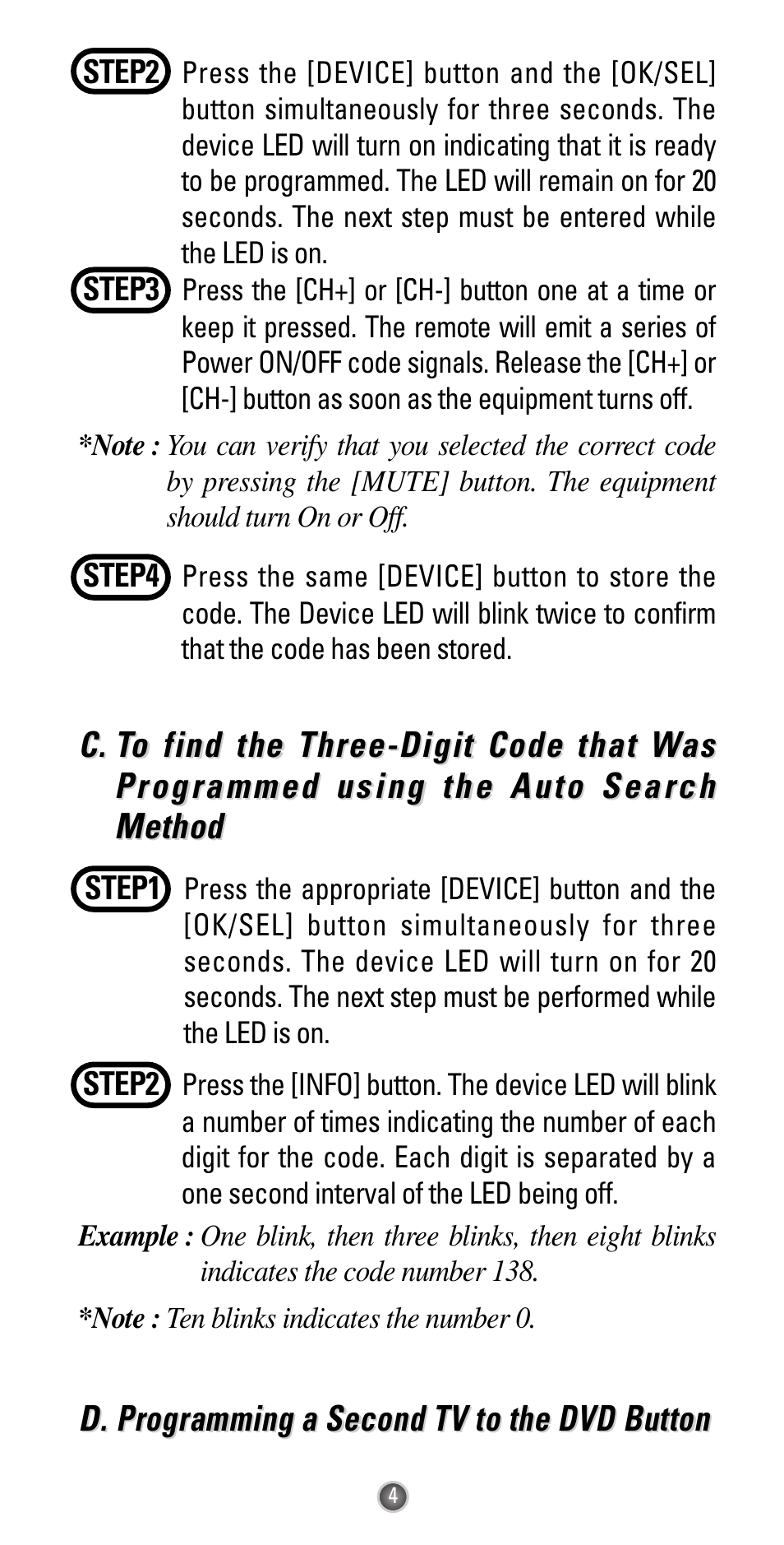 Universal Remote Control (URS) Easy Clicker UR3-SR3 User Manual | Page 6 / 24