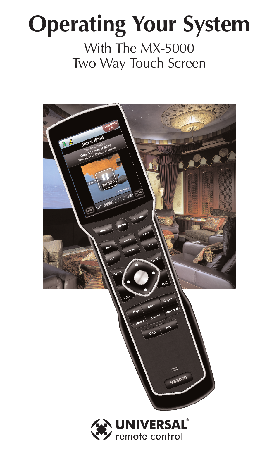 Universal Remote Control (URS) MX-5000 User Manual | 20 pages