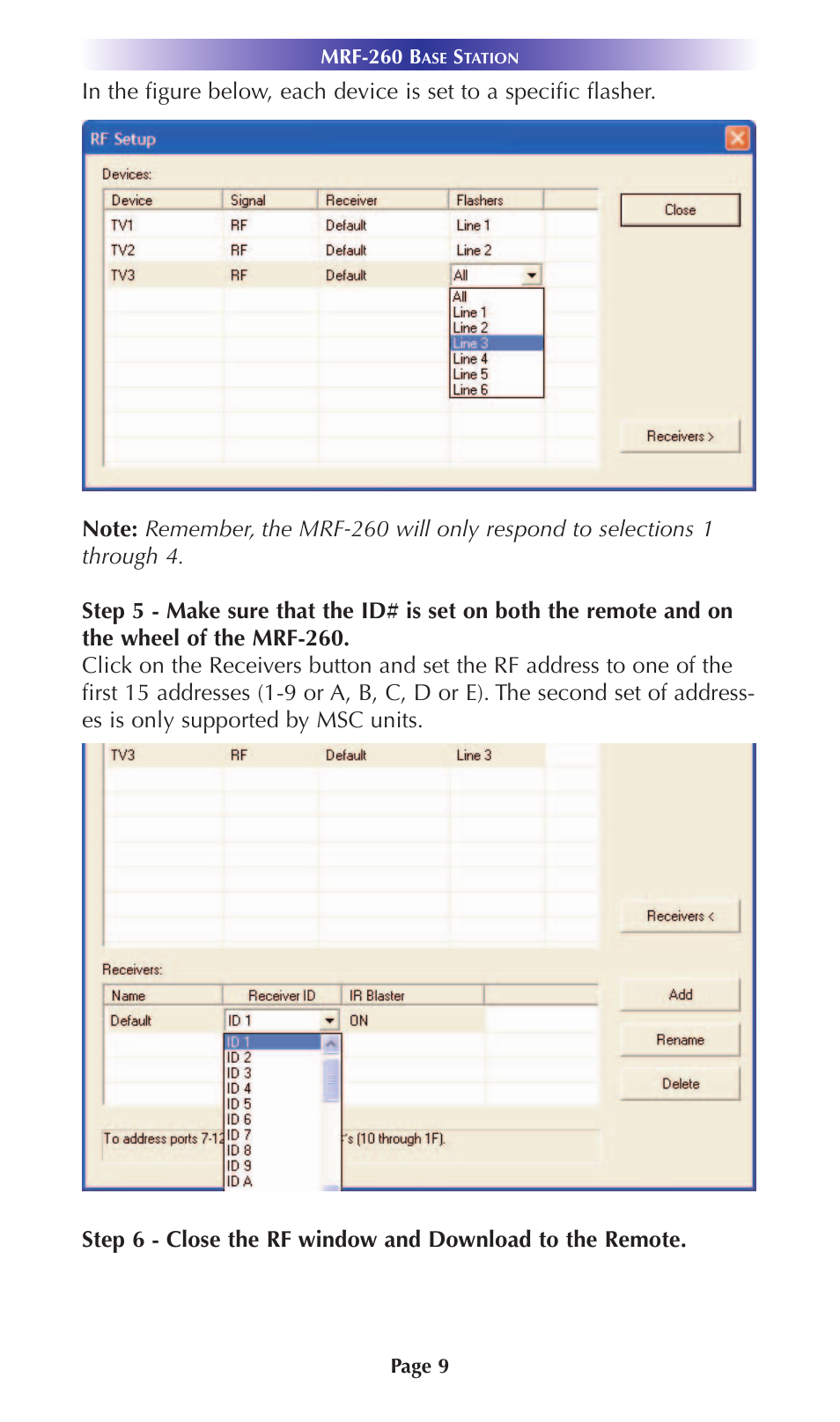 Universal Remote Control (URS) MRF-260 User Manual | Page 12 / 16