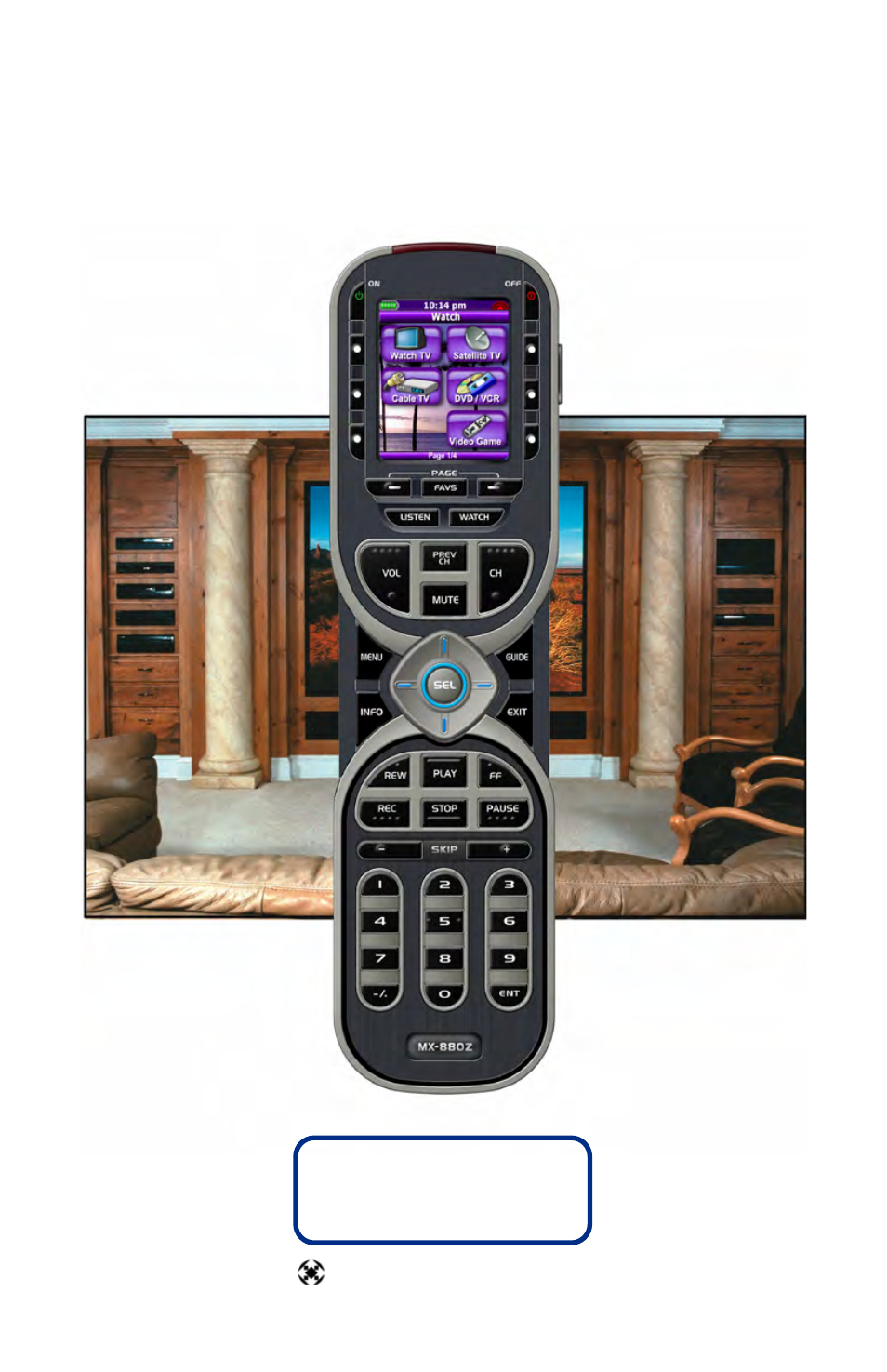 Universal Remote Control (URS) MX-880Z User Manual | 20 pages