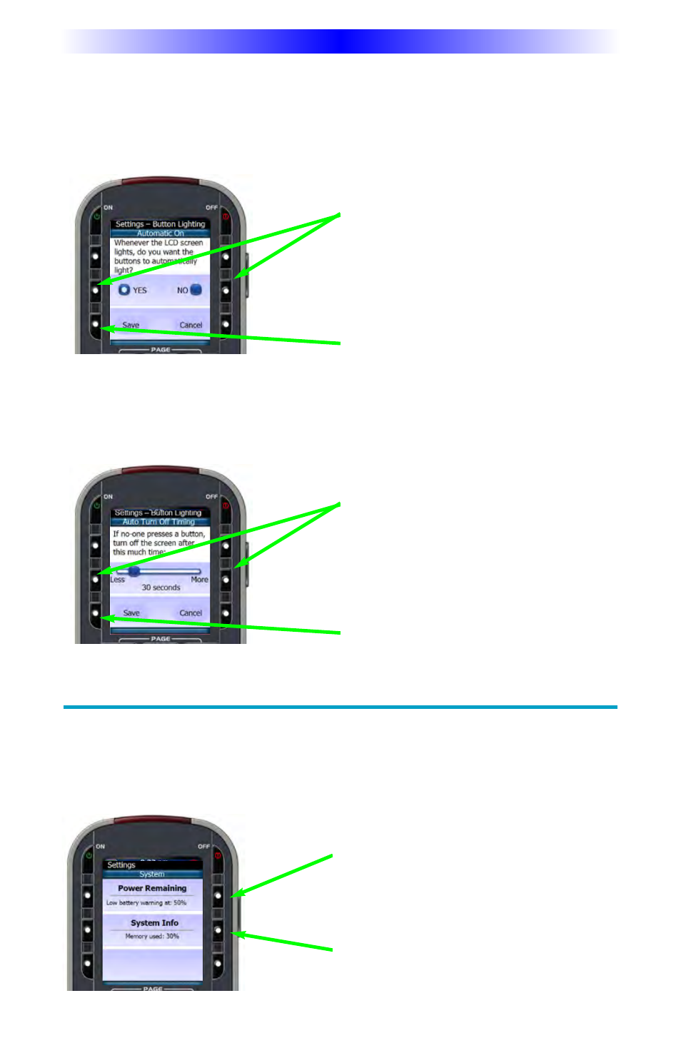 System menu | Universal Remote Control (URS) MX-880Z User Manual | Page 13 / 20