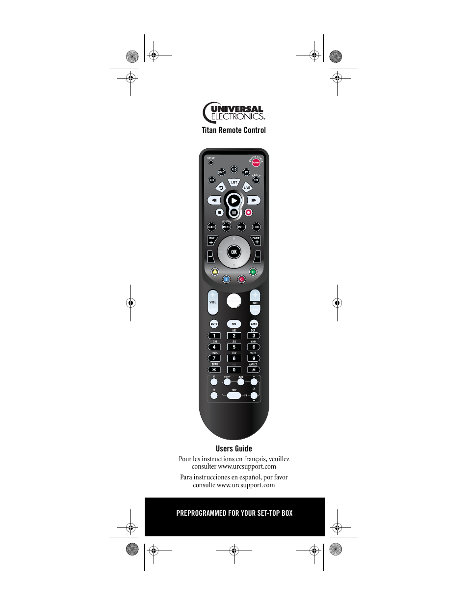 Universal Electronics Titan M2056-C User Manual | 56 pages