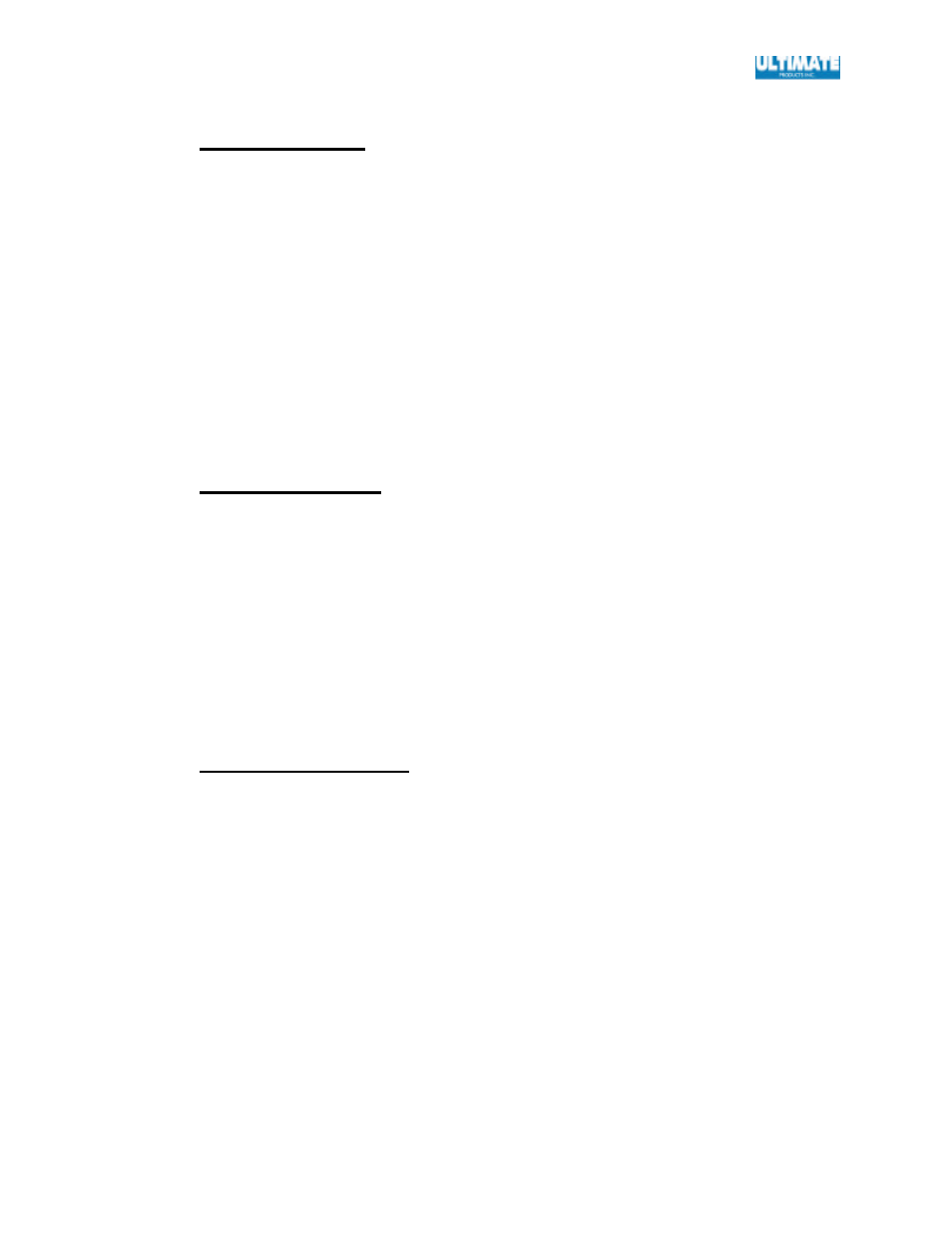 Ultimate Products SGX User Manual | Page 13 / 58