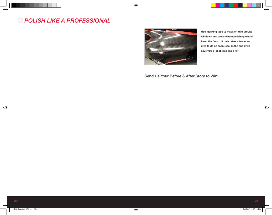 Polish like a professional | Ultimate Products 1000 User Manual | Page 11 / 13