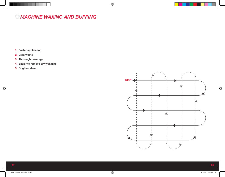 Machine waxing and buffing | Ultimate Products 1000 User Manual | Page 12 / 13