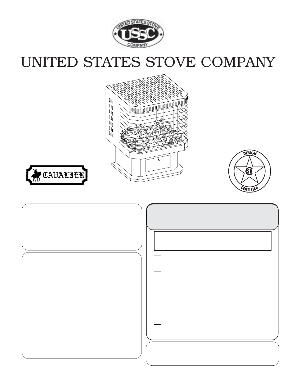 United States Stove Company A9843N User Manual | 24 pages