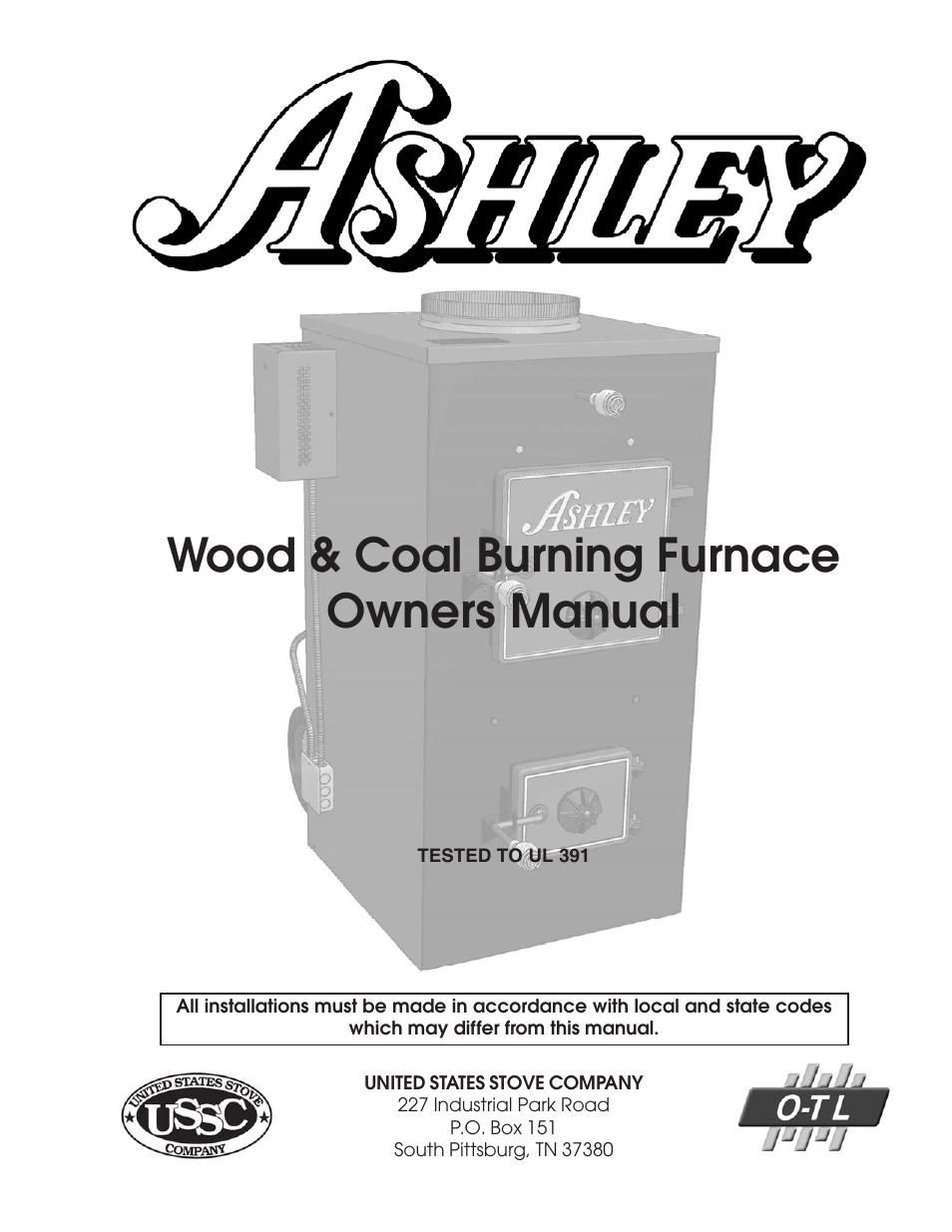United States Stove Company 30A User Manual | 24 pages