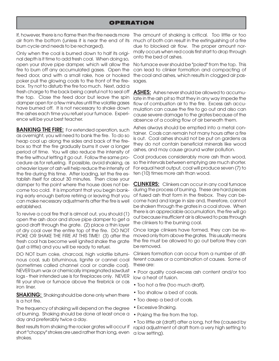 United States Stove Company 30A User Manual | Page 18 / 24