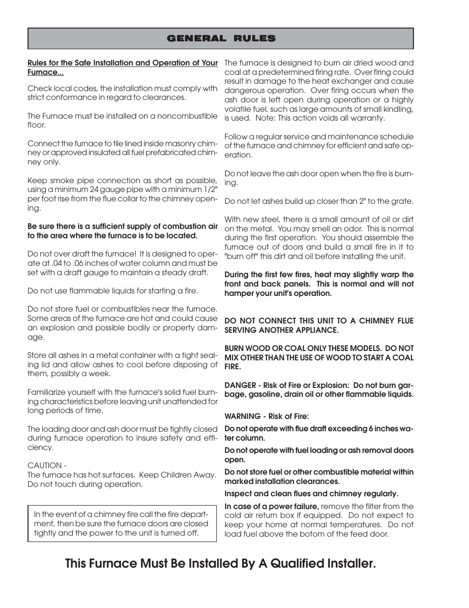 United States Stove Company 30A User Manual | Page 4 / 24