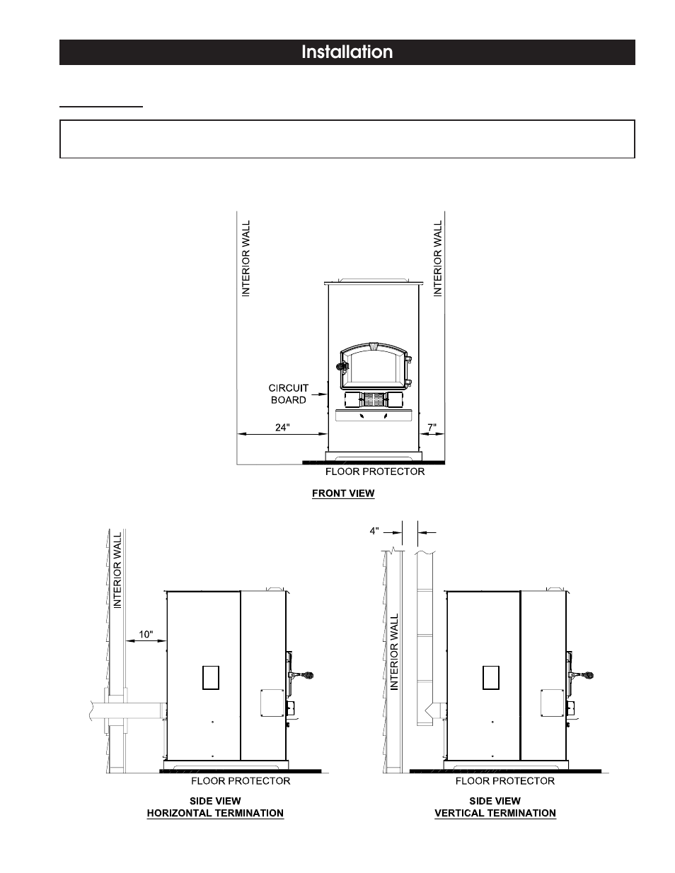 Installation | United States Stove Company 6110 User Manual | Page 7 / 24