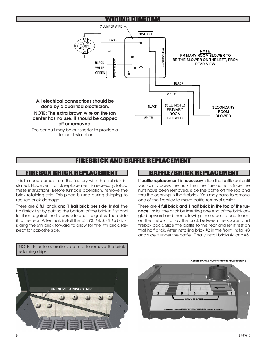 United States Stove Company NITED STATES STOV 1602M User Manual | Page 8 / 20