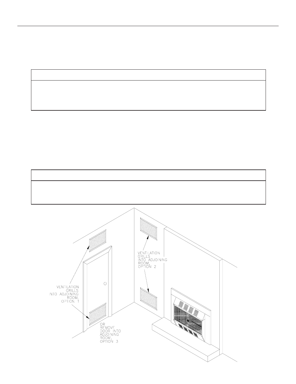 Warning, Air for combustion and ventilation | United States Stove Company VF30IN User Manual | Page 10 / 28