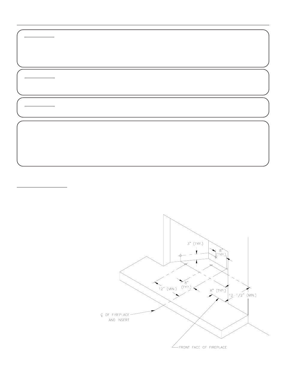 Preparing fireplace | United States Stove Company VF30IN User Manual | Page 13 / 28