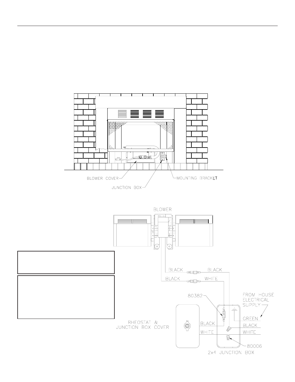 Wiring blower assembly | United States Stove Company VF30IN User Manual | Page 16 / 28