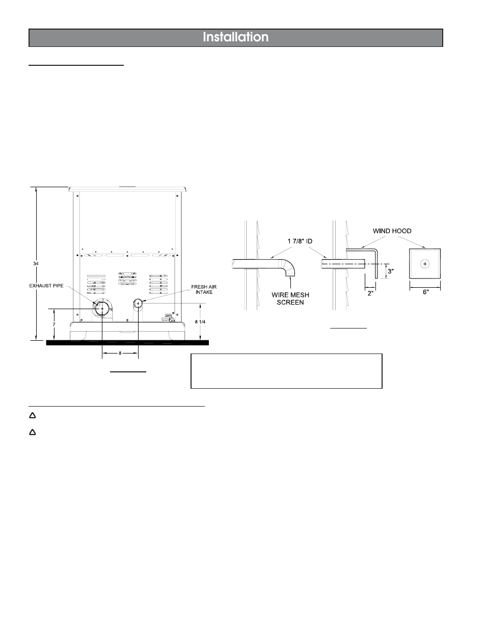 Installation | United States Stove Company 5500XL User Manual | Page 10 / 20