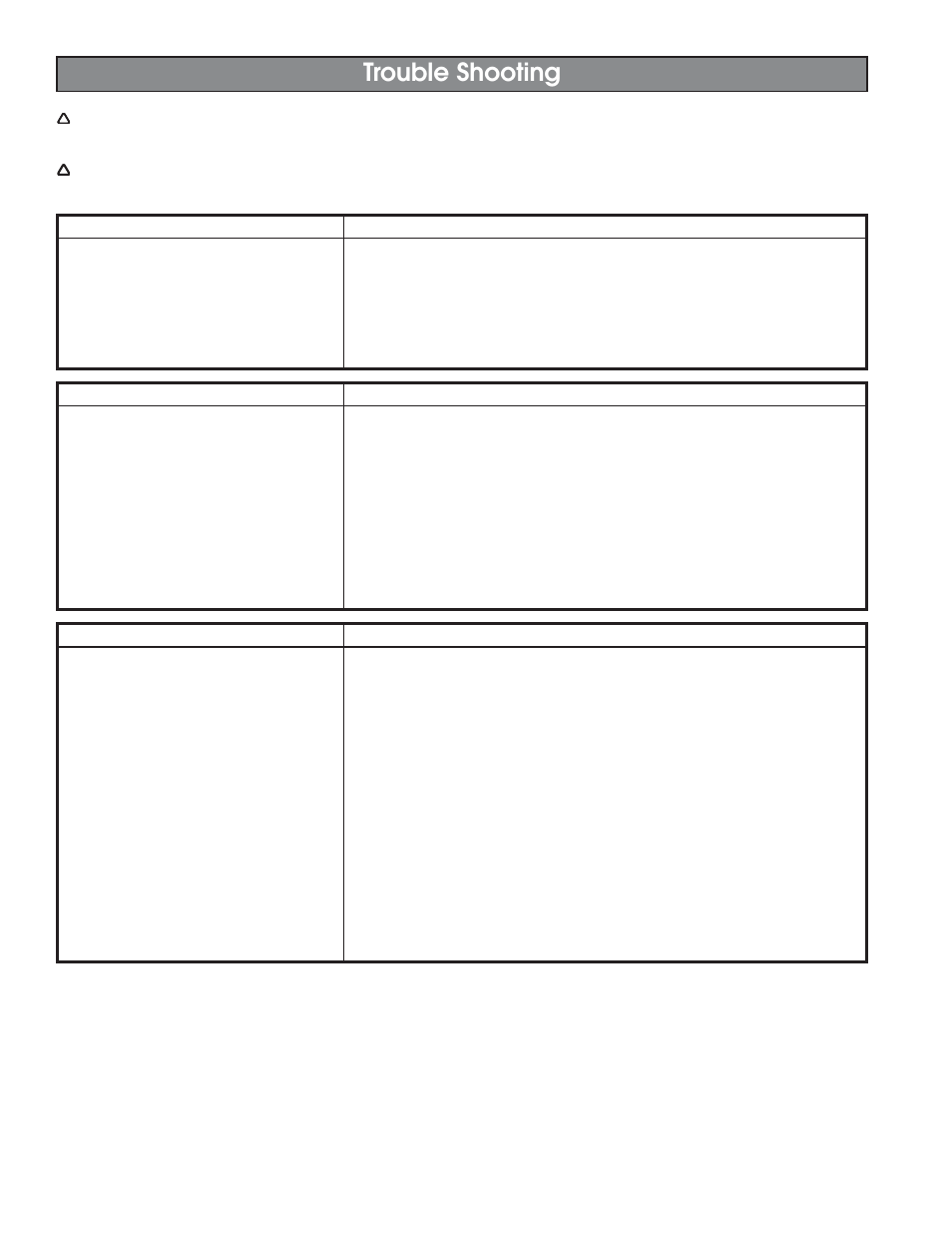 Trouble shooting | United States Stove Company 5500XL User Manual | Page 16 / 20